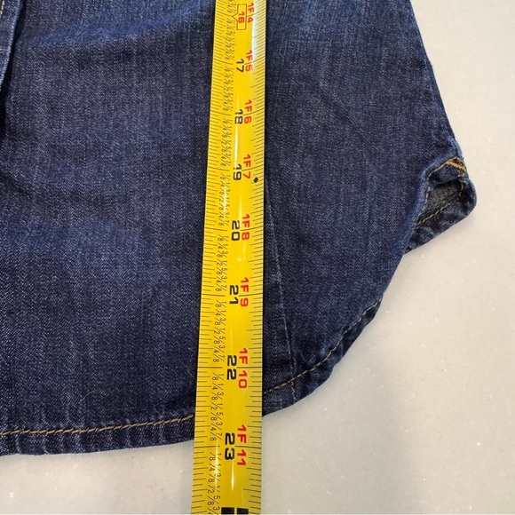 Juicy Couture Women’s Western Denim Button Up Shirt XS - Picture 8 of 10